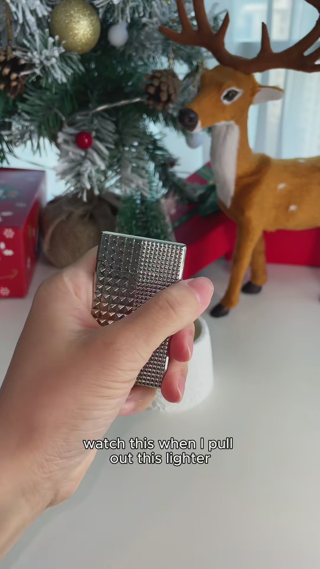 Voice-Activated Ignition Oil-Electric Kerosene Flip Lighter with Sound,USB Rechargeable, for Men Husband(Gold3)