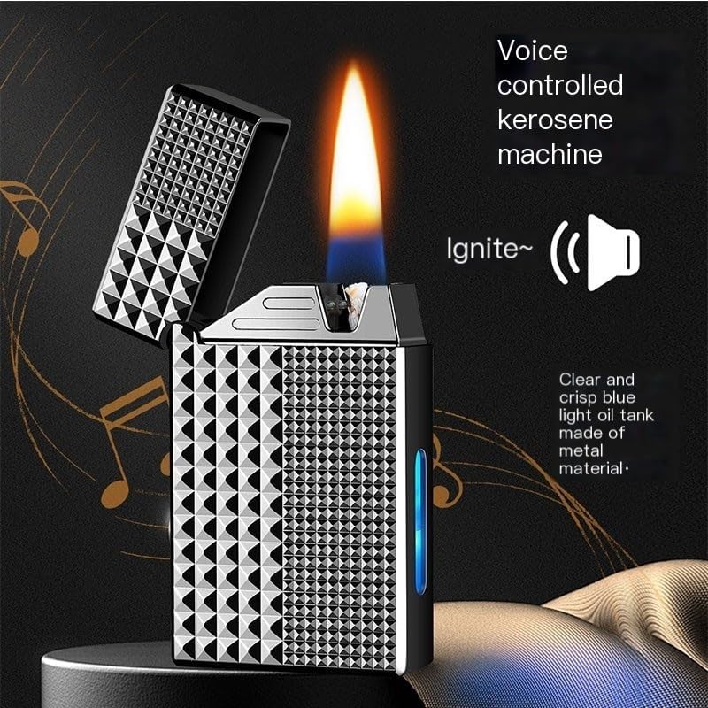 Voice - Activated Ignition Oil - Electric Kerosene Flip Lighter with Sound,USB Rechargeable, for Men Husband(Gold3) - Voice - activated lighterVoice - Activated Ignition Oil - Electric Kerosene Flip Lighter with Sound,USB Rechargeable, for Men Husband(Gold3)Voice - Activated Ignition Oil - Electric Kerosene Flip Lighter with Sound,USB Rechargeable, for Men Husband(Gold3)mysiteVoice - activated lighterB0F13PDNV5Gold4